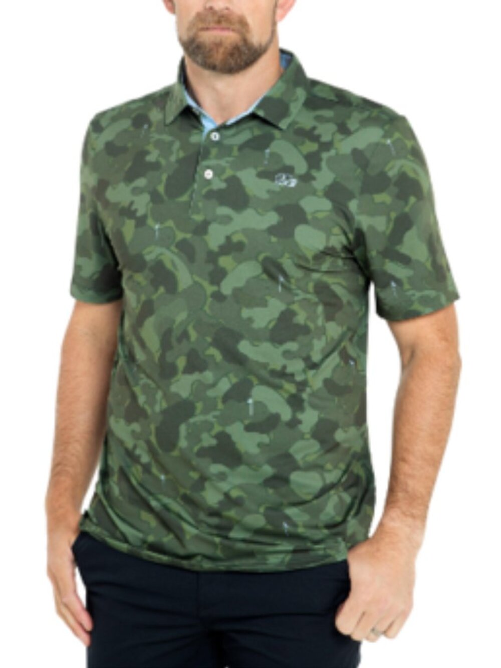 EUC Good Good Golf Pin Hunter Polo